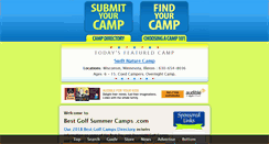 Desktop Screenshot of bestgolfsummercamps.com