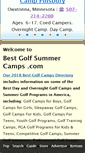 Mobile Screenshot of bestgolfsummercamps.com